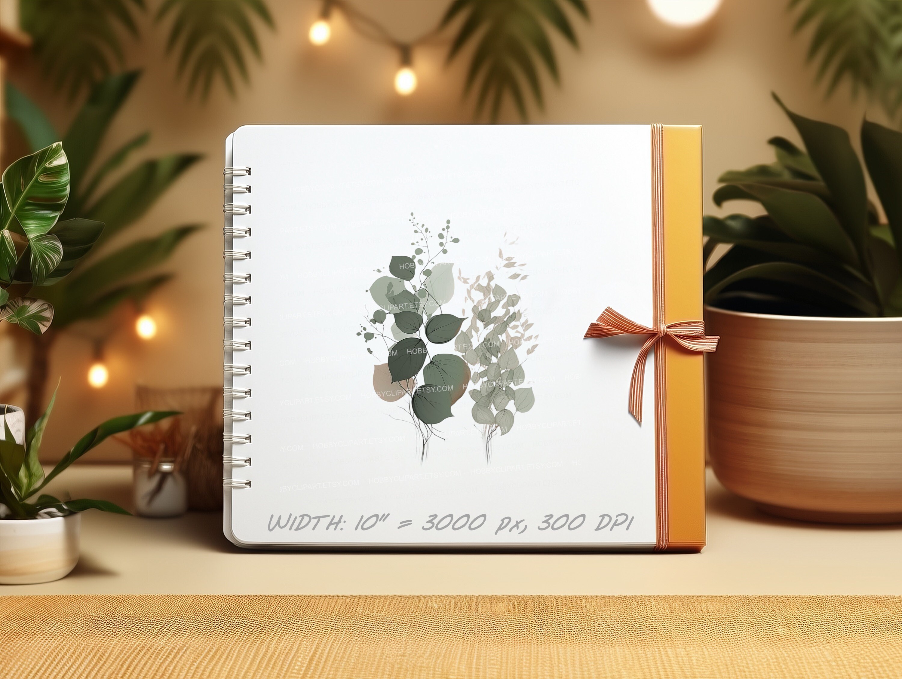 Eucalyptus Twig PNG SVG Watercolor Clipart Set Wedding Festive Decor ...
