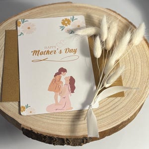 Glückwunschkarte I Muttertag I Muttertagskarte I Postkarte Mama I Mutter & Kind