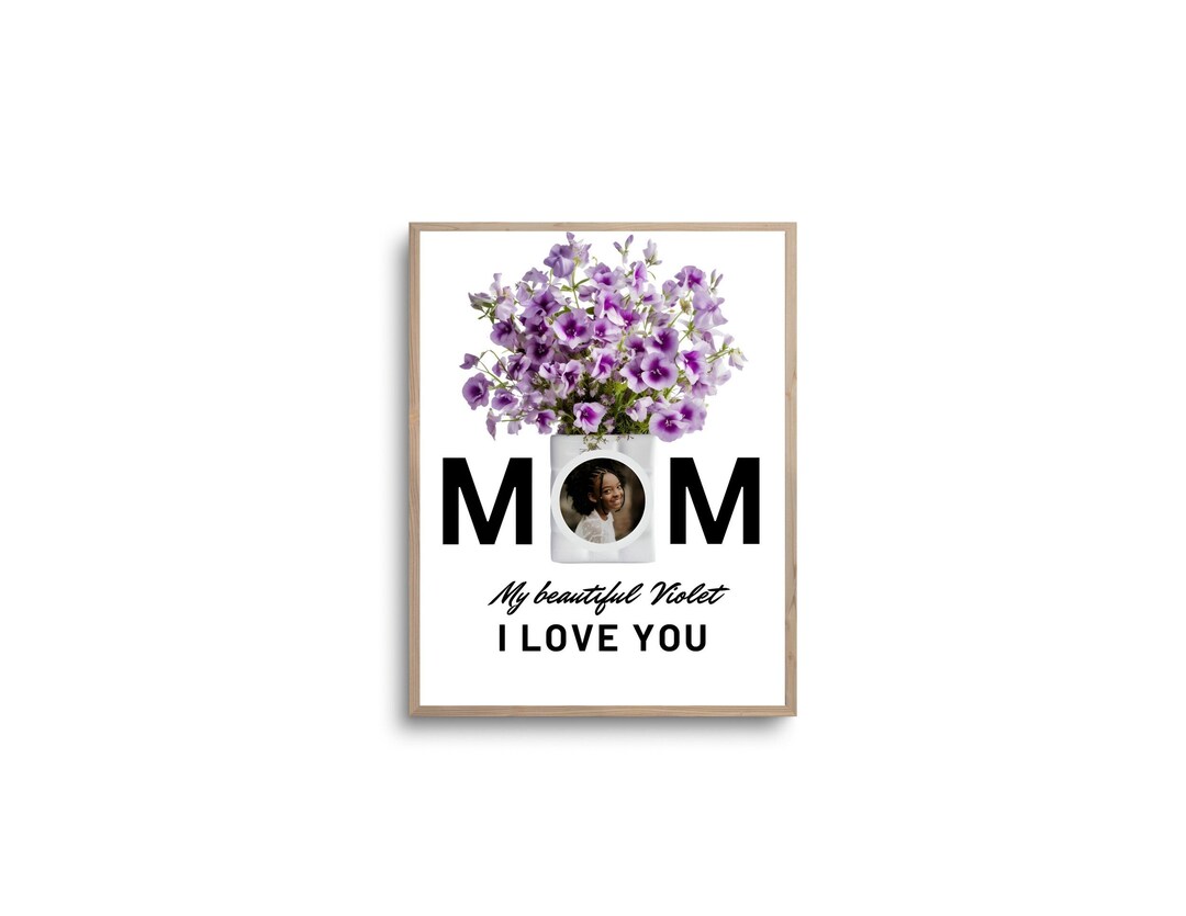 February Violet Flower Gift for Mom Gift for Parents Etsy