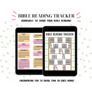 Digitale Bijbelleestracker | Afdrukbaar | Christelijke planner | Hoofdstukken in alfabetische volgorde