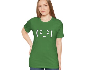 Nerd Emoticon Anime Shirt / Funny Anime T-shirt / Nerdy