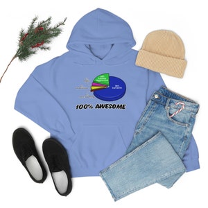 Cirkeldiagram hoodie