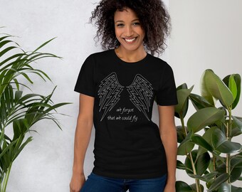 Lightning Girl Unisex Tee "We forgot that we could fly..."