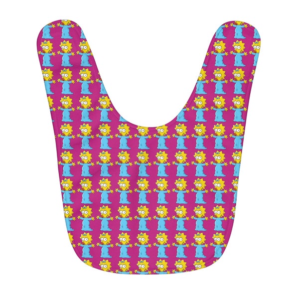 Fleece Baby Bib Maggie Simspons