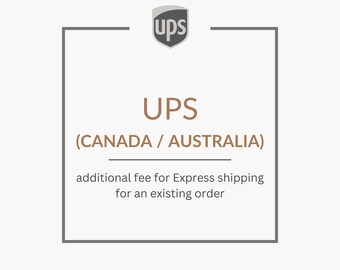 Zuzüglich Ups-Gebühr nach Canada/Australien