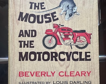 La souris et la moto de Beverly Cleary (1965), couverture rigide, première édition