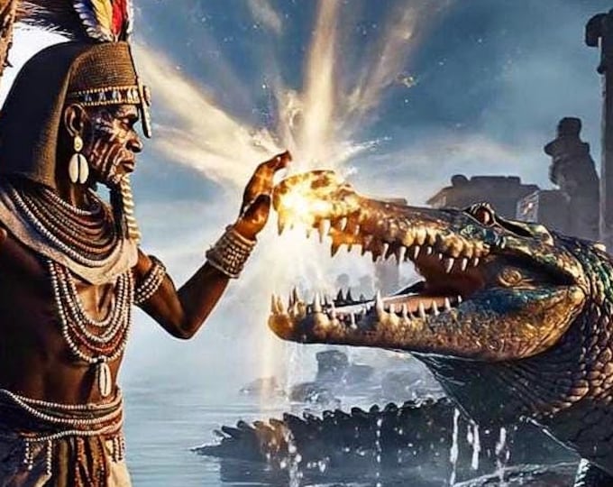 Shaman of the Nile Empowerment – Naga King Alliance, Crocodile Spirit Power, Ancient Khemetic Energy Attunement PDF manual