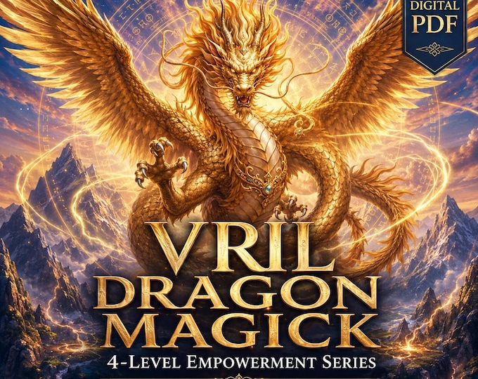 Vril Dragon Magick Empowerment updated — 4-Level Draconic Energy System | Telluric Power, Dragon Force & Deva Yakong Ritual PDF manual