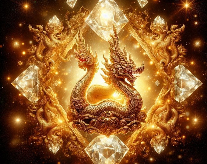 Mustika Raja Naga - Jewel of Dragon King Javanese power to stimulate success in jobe career financial security charisma authority attunement