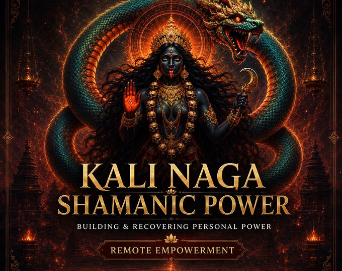 Kali Naga Shamanic Power Empowerment– 4-Level Nine Mudras, Energy Absorption, Shadow Body, Invisibility & Dragon Work pdf included