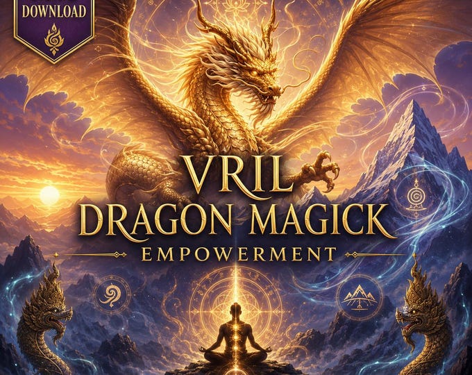 Vril Dragon Magick Empowerment updated — 4-Level Draconic Energy System | Telluric Power, Dragon Force & Deva Yakong Ritual PDF manual