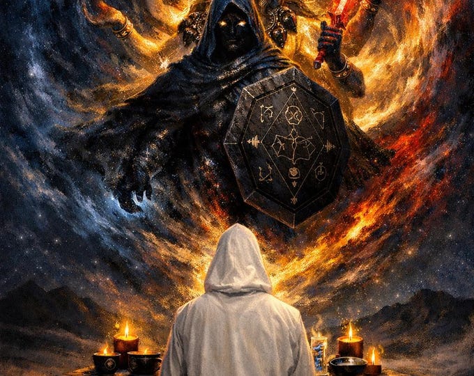 Obsidian Aegis Empowerment : Al-Gaum God Protection Ritual Ancient Nabataean Djinn Magic & secret Kali attunement highest shield protection