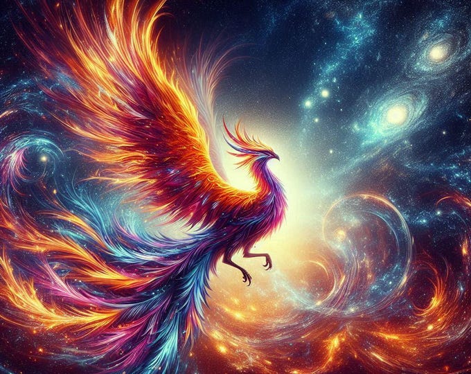 Blazing Phoenix Tummo - harness the Phoenix Totem get rid of any blockages on all levels so enlightenment master the Divine Fire of Creation