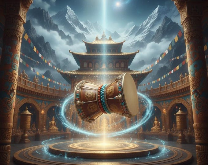 Damaru Empowerment • Powerful Chöd  Drum Energy Attunement • Tibetan Ritual Activation • Purification & Karma Cleansing Energy PDF manual