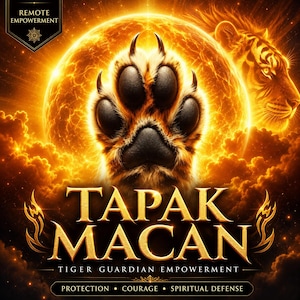 Tapak Macan Tiger Guardian Ermächtigung Javanisches Wissen über spirituellen Schutz, Entfernung negativer Energien und innere Stärke (PDF enthalten)