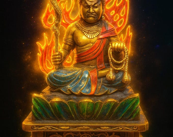 Fudo Myo Magick Empowerment – Wrathful Flame of Enlightenment | Esoteric Buddhist Initiation | Shingon, Shugendo, Ninja Mikkyo Power