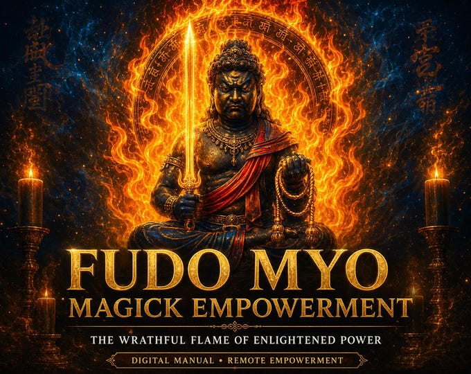 Fudo Myo Magick Empowerment – Wrathful Flame of Enlightenment | Esoteric Buddhist Initiation | Shingon, Shugendo, Ninja Mikkyo Power