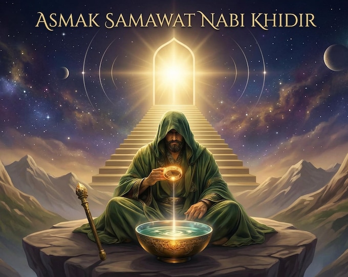 Asmak Samawat Nabi Khidir : The Celestial Keys of Al-Khidr Divine Manifestation Highest protection Soul travel attunement ( pdf manual )