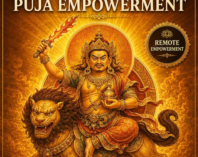 Dorje Shugden Empowerment Tibetan Buddhist Protector Initiation Wrathful Manjushri Attunement pdf manual included