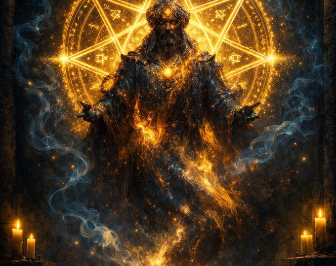 Sultan Al-Jinn Empowerment : Ancient Ruhaniyya High Theurgy for Wealth , Power, Protection & Charisma  Jinn Conjuration Ritual  (PDF guide)