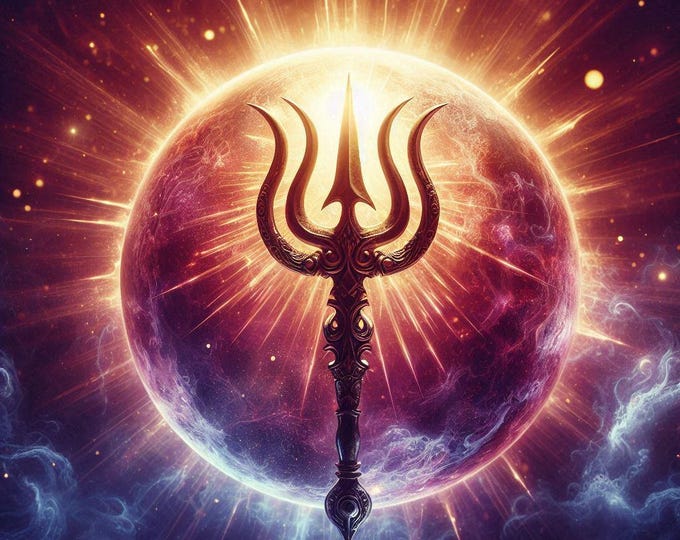 Trisula Batin - Javanese magick of the Trident of Arcane increase the mind power unfold spiritual and magickal power  Higher Self connection
