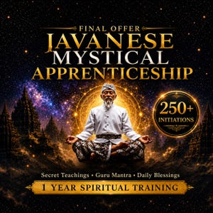 Javanese shaman apprenticeship bundle  – receive ALL javanese attunement and empowerment of my shop and special guidance & secret teachings