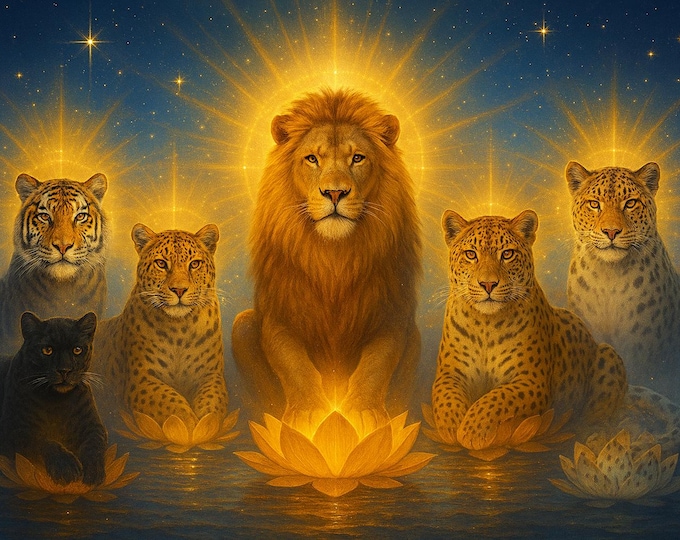 Five Great Cats Empowerments and course – Awaken the Spirit of the Tiger, Jaguar, Leopard, Lion, and Lynx
