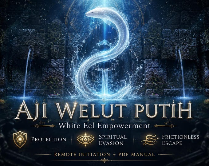 Aji Welut Putih — The Ancient Javanese Science of the White Eel Metaphysical Evasion • Ultimate Protection • Spiritual Freedom attunement