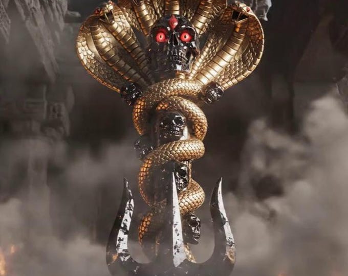 Naga Staff of Kali Empowerment | Advanced Mahakali & Naga Energy Transmission | Shamanic Awakening  Protection Rite |  Initiation PDF manual