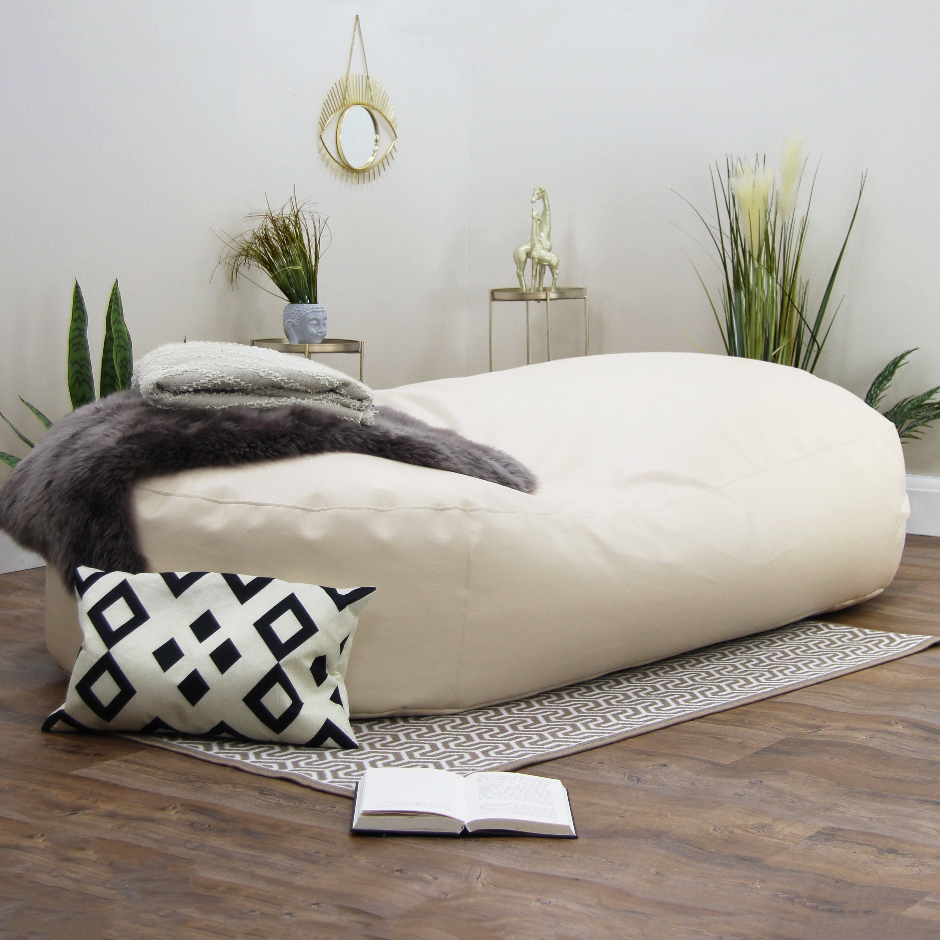 Bean bag that turns online into full size bed