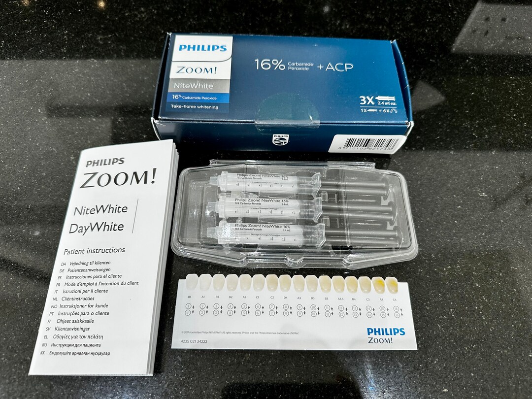 Zoom Nitewhite Whitening Gels Kit Etsy UK