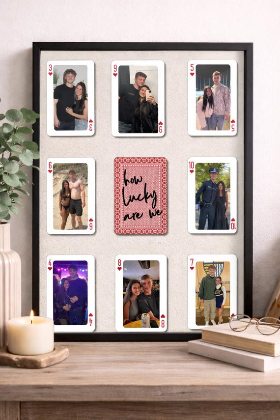 Customizable Canva Card Template- How Lucky Are We