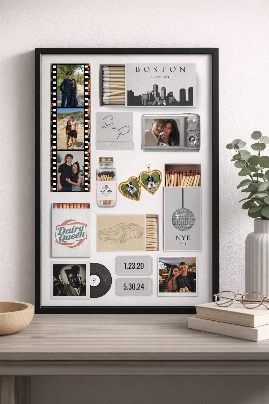 Matchbook Poster Customizable Canva Template Etsy
