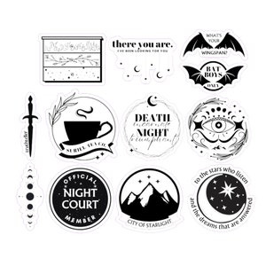Sarah J Maas Bookish Sticker Bundles