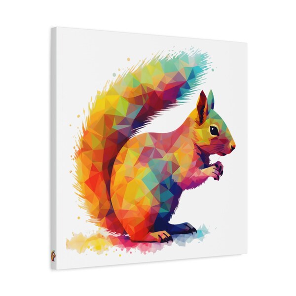 Geometric Squirrel Geometric Squirrel - Etsy