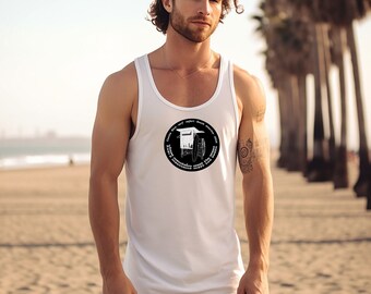 Top da surf Costa Rica, maglietta da surf shack, maglietta da spiaggia, canotta da uomo, regalo d'addio, maglietta grafica unisex, prezzi di compleanno per papà, canotta in jersey unisex
