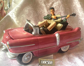 Elvis Presley Cookie Jar ~ Pink Cadillac - NIB 1997