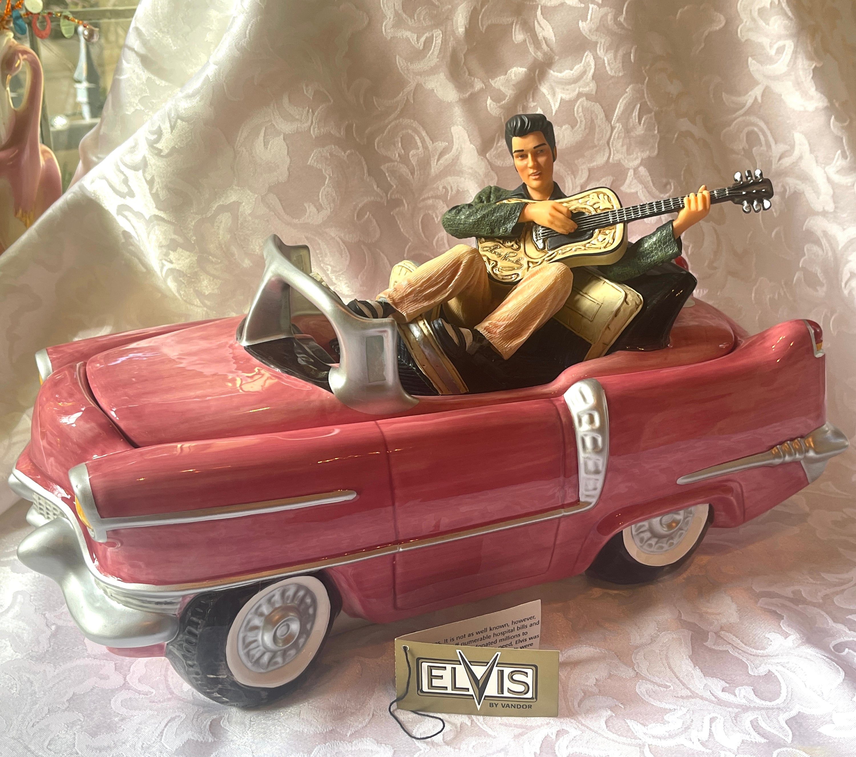Elvis Presley Cookie Jar ~ Pink Cadillac - NIB 1997 - Etsy