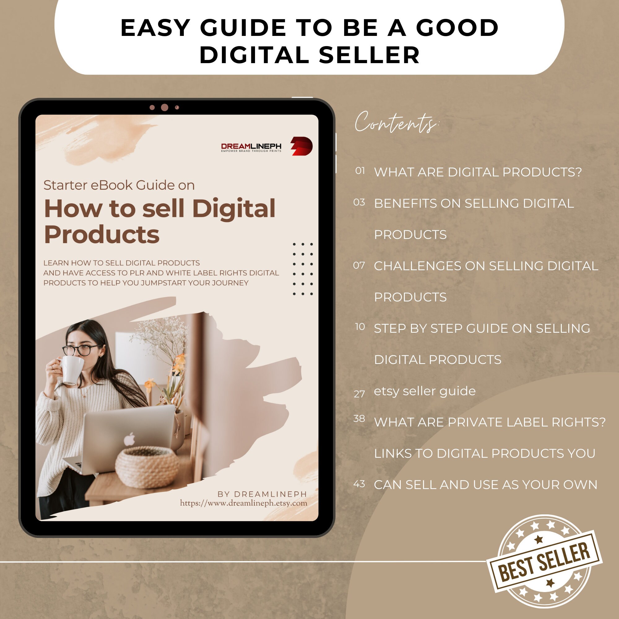 Ebook How to Sell Digital Products, PLR Digital Planner, PLR Ebook