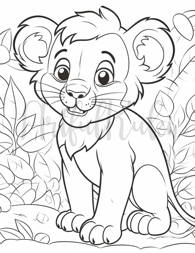 10 Awesome Animal Coloring Pages for Kids Printable Animal Colouring