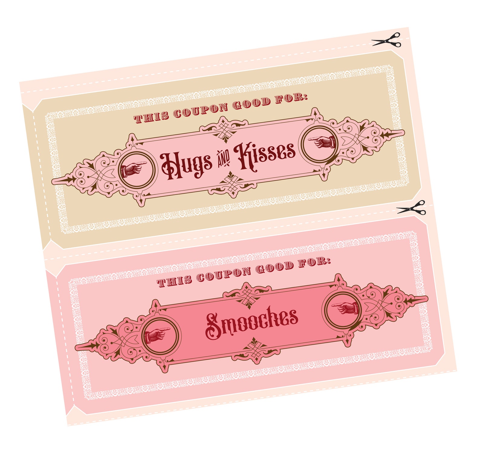 Vintage Love Coupons Printable PDF: These Coupons Provide All the ...