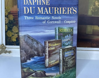 Daphne du Maurier - 3 Romantic Novels - Vintage Hardcover Book Club Edition with Dust Jacket