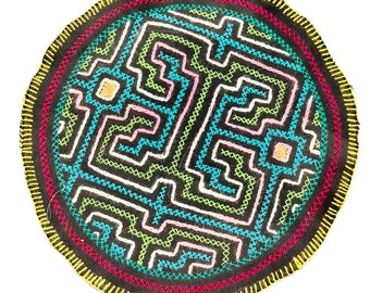 Shipibo round altar cloths 9 inches