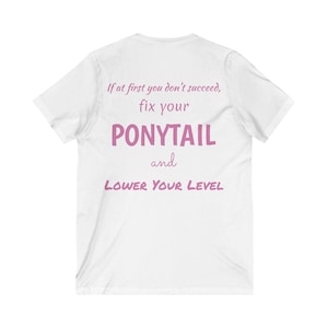 Unisex Jersey Short Sleeve V-Neck Tee