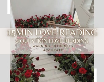 15 min/ VIDEO lectura de amor - Advertencia: muy preciso
