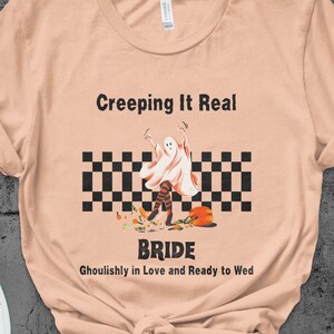 Creep It Real Sweatshirt Gothic Bride halloween ghoul bride Till Death Shirt Engagement Gift Halloween Wedding Goth Weddin Decor goth bride