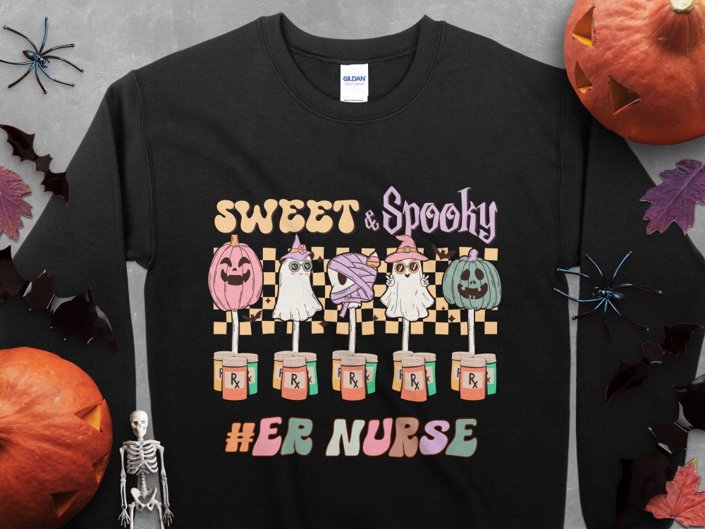 Halloween Nurse Life Halloween Health Care Halloween Boo Girly Halloween Sweatshirt Halloween Snoopy Pastel Halloween Hocus Pocus Sweatshirt Onlytee