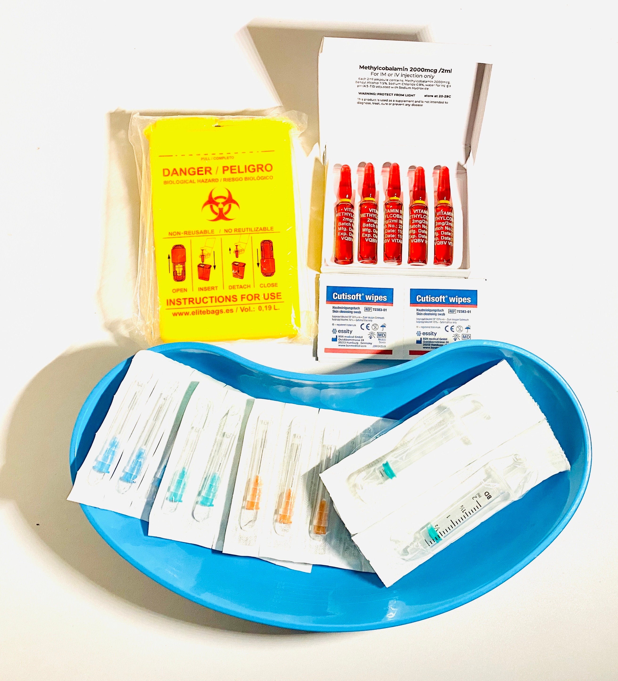 5 X 2ml Vitamin B12 Injection Kit Etsy UK