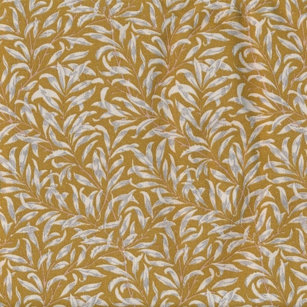 Wachstuch AU Maison beschichtete Baumwolle Olivia Mustard