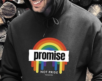 Promise Not Pride Christian Hoodie: Conservative Bible Verse Sweatshirt